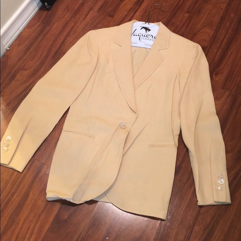 MOSCHINO Linen Blazer | Size 8
